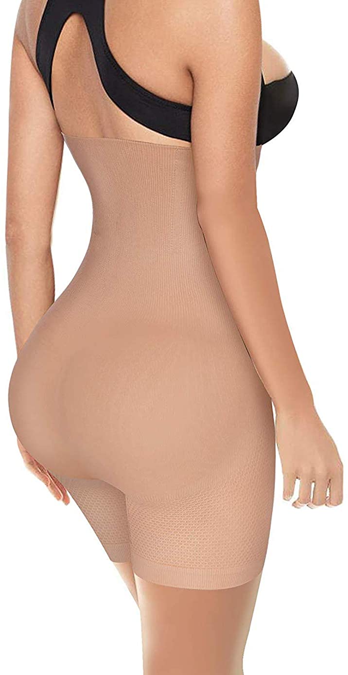 Women Waist Trainer Shapewear Tummy Control Body Shaper Shorts Hi-Waist Butt Lifter Thigh Slimmer