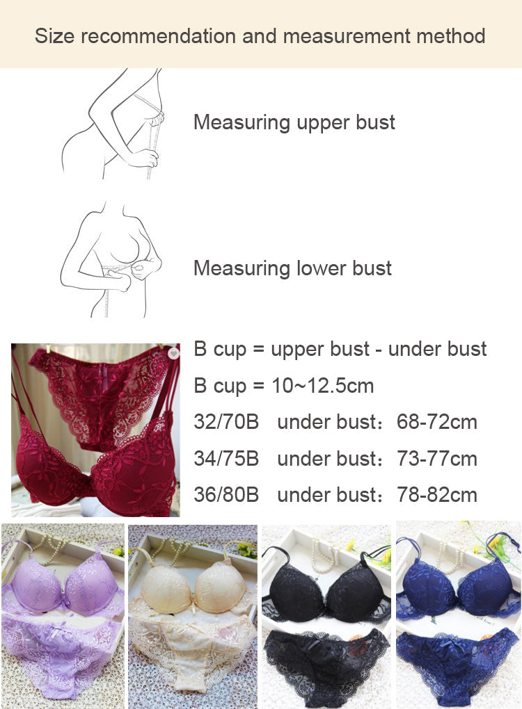 Full lace wireless sexy lingerie, comfortable sleeping bra with pillow, sheer panties, underwear set, embroidered lingerie