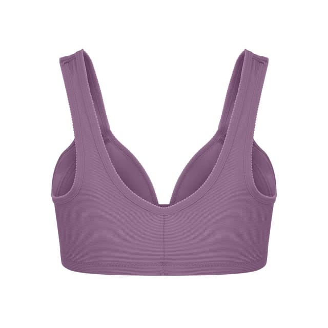 Front open single padded bra