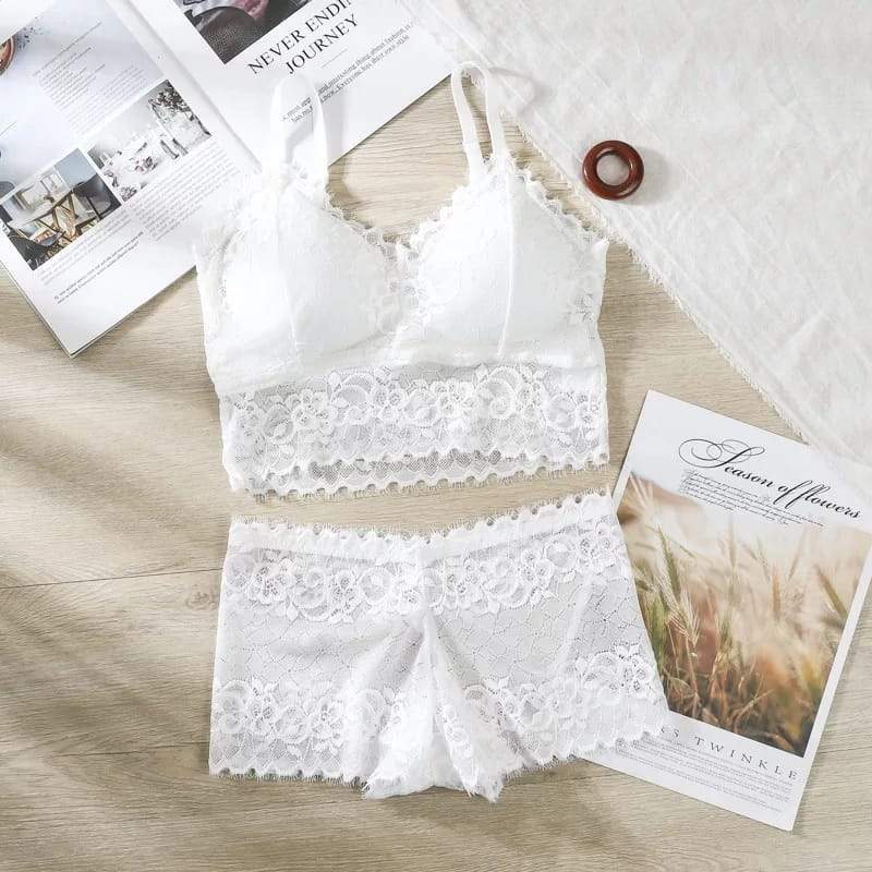 Preferring Top Lace  bra Set