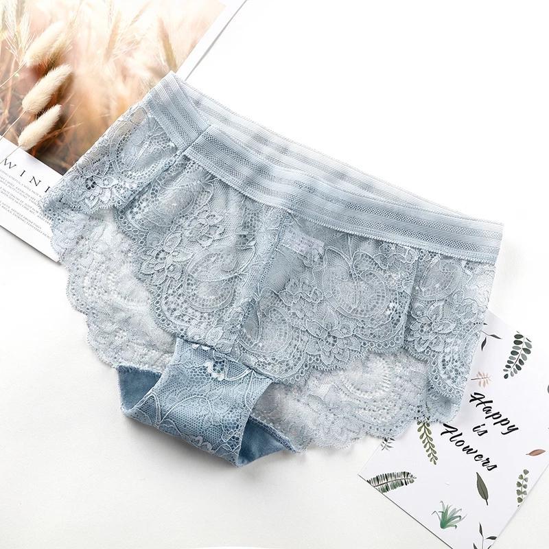PACKS OF 3 COTTON PANTIES WITH LACE
