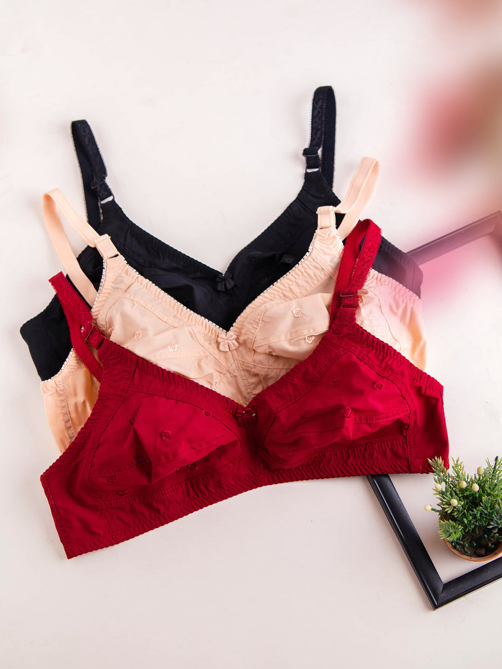 Best Q Best summer cotton bra ❤️(pack of 2)❤️