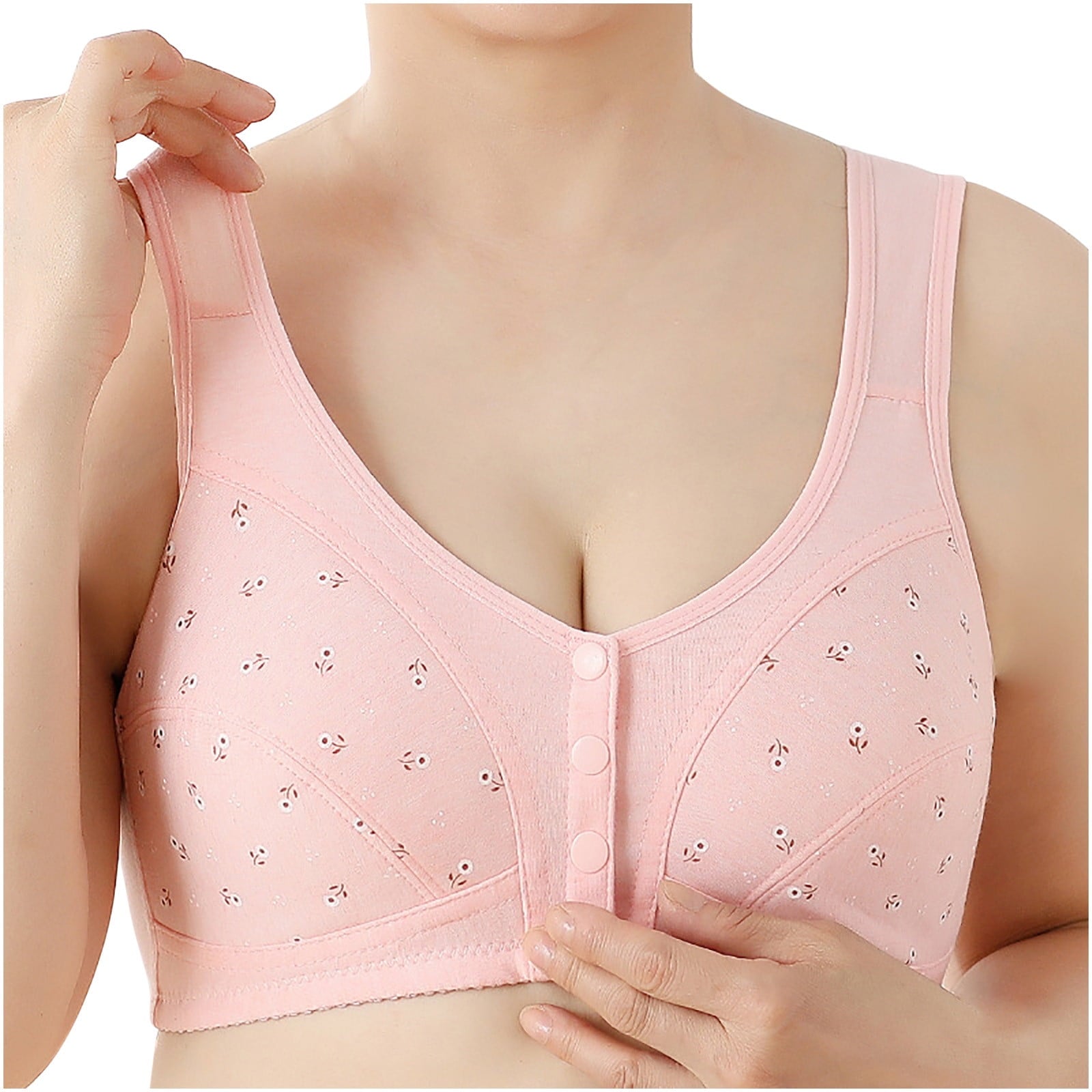 ✨ Best Q# Extra comfort Front Open Buttons bra✨♥️