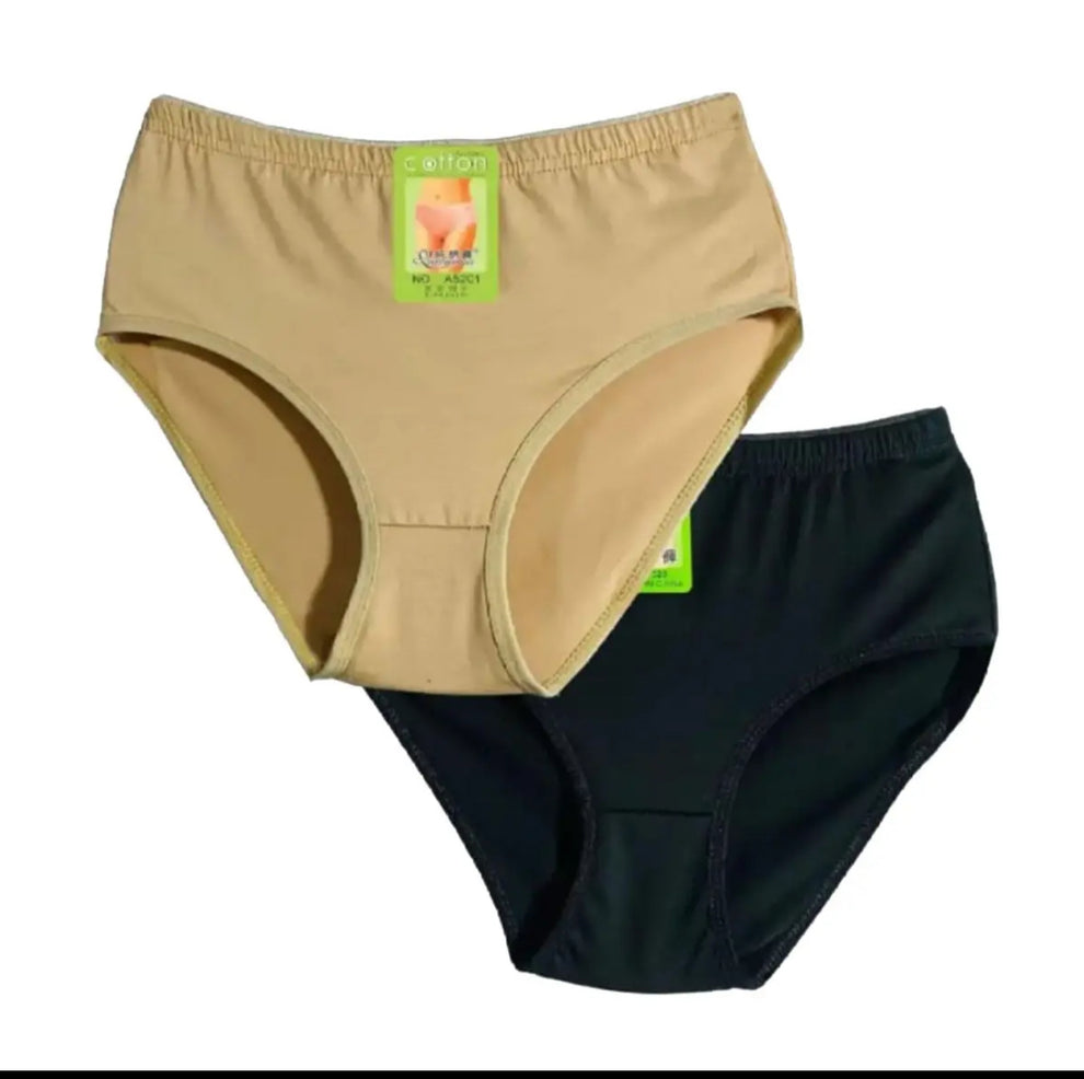 Best Q pure Cotton basic panties ##Pack of 2❣️