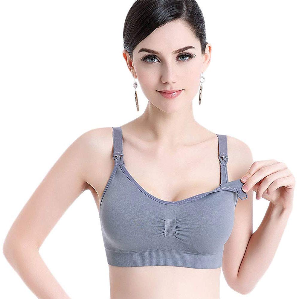 Best Q wingslove women's nursing wirefree full coverage bra ❤️