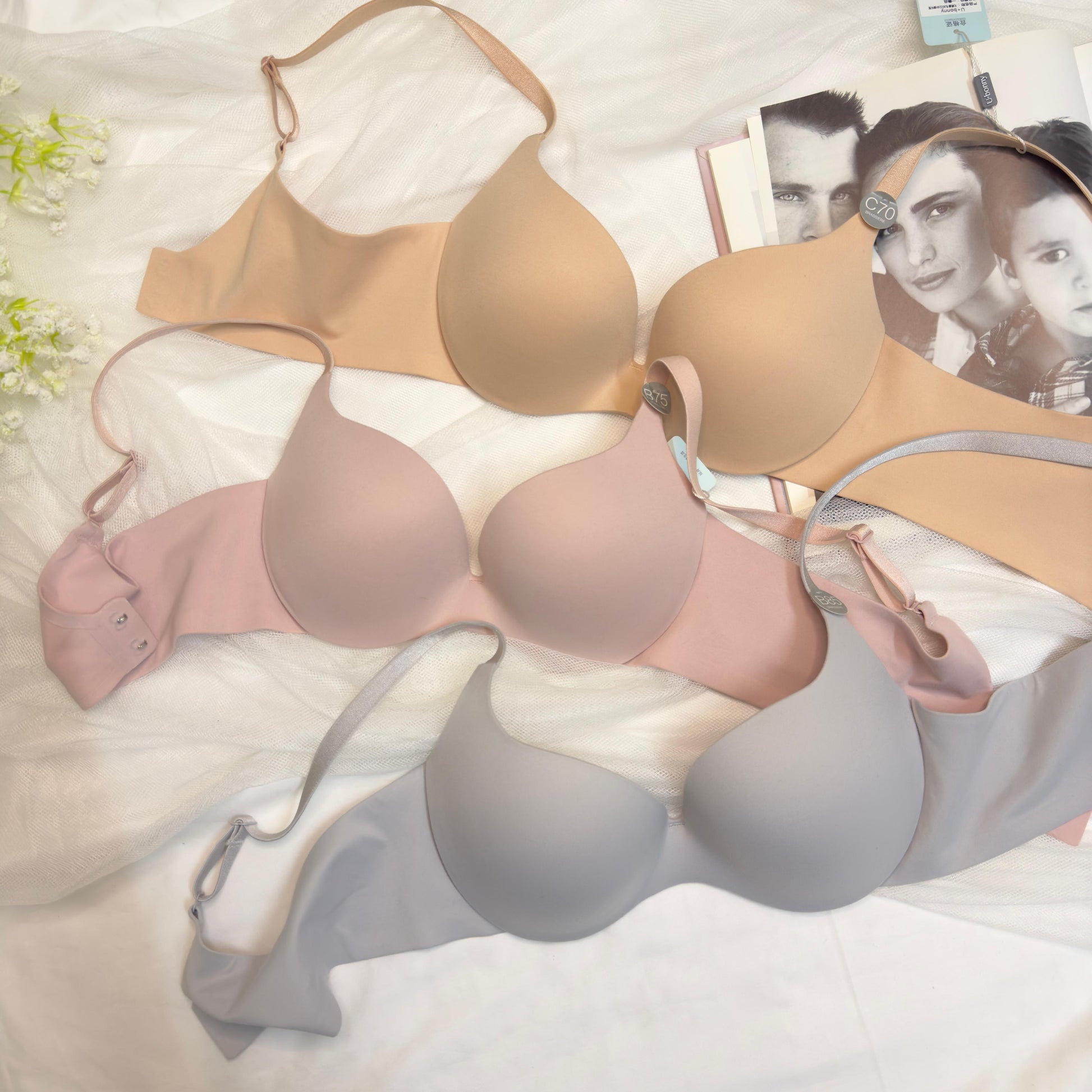 Name of comfort Best Q underwire high quality smart push-up bra ❤️