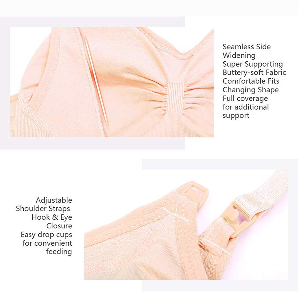 Best Q wingslove women's nursing wirefree full coverage bra ❤️
