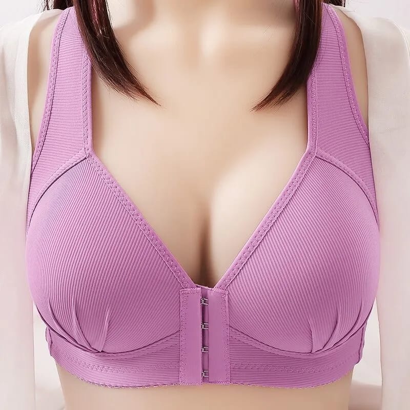 Best Q Premium Quality lightly paded wide strap Front huks open bra❤️