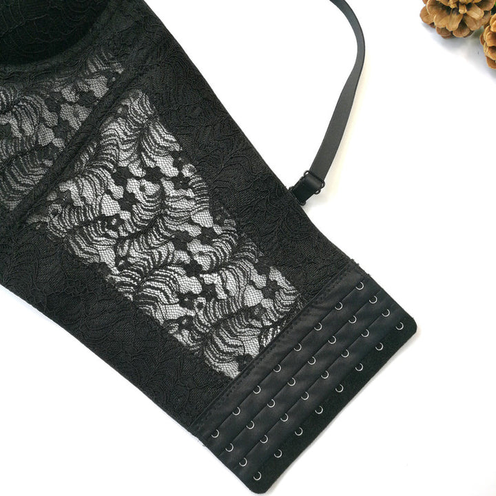 Best Q Longline premium quality Back supportive 6 huks light padded bra ❤️