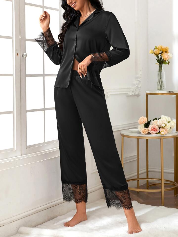 Best Q Slik lace decorated suit