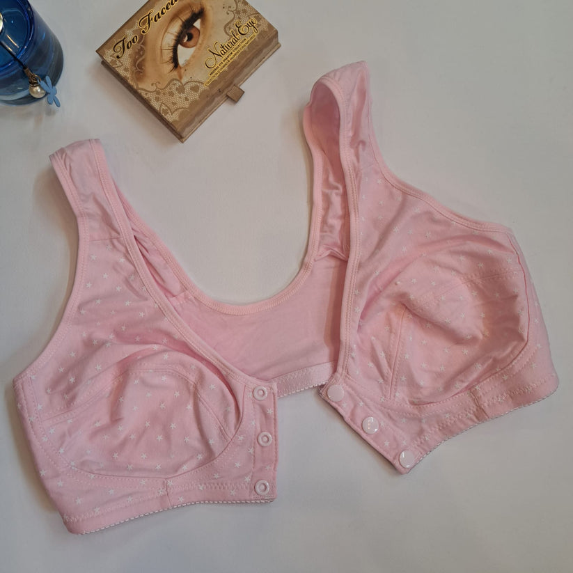 Best Q Front open 3 button bra 💗
