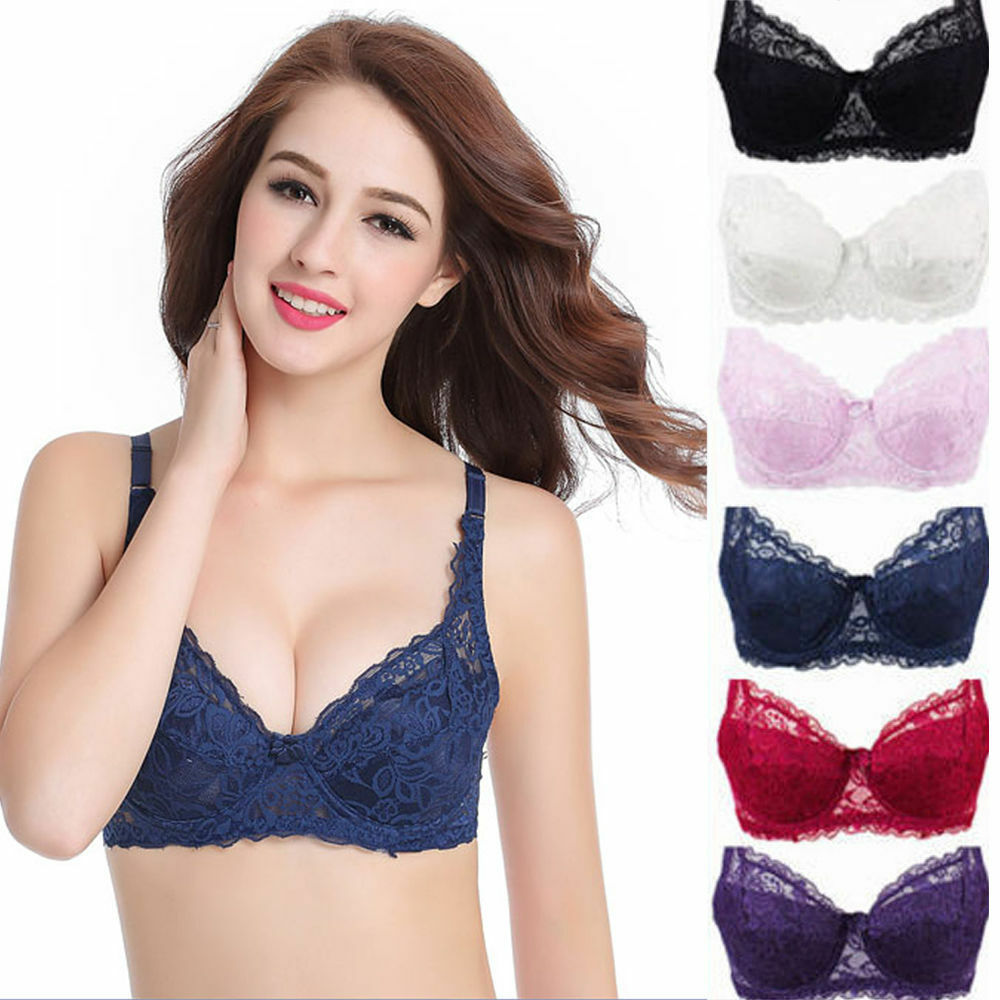 Embroidered Wired Bra With Floral Lace Price In Pakistan